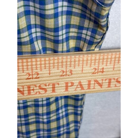 L.L. Bean Mens Slightly Fitted Button-Up Checkered Shirt Size L-Reg - Picture 7 of 12